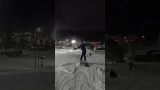 I can finally do a 180🔥 #snowboarding #skiing #ski #viral #snowboard #gopro