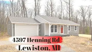 SOLD - Northern Michigan homes for sale - 4597 Henning Rd, Lewiston MI - Huston Real Estate