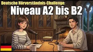 German Listening Challenge Level A2 to B2 (Test Your Ear!) | Daily German Conversation Practice