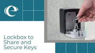 Weatherproof Lockbox to Share and Secure Keys for AirBnB