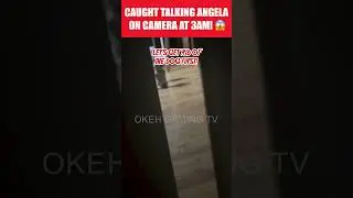 Я засняла говорящую Анджелу на наших камерах видеонаблюдения в 3 часа ночи!! *Она разговаривает*