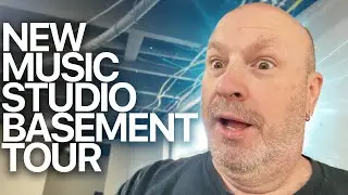 My New Basement Recording Studio Tour!