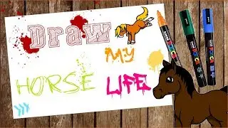 DRAW MY HORSE LIFE - Cavalière de club
