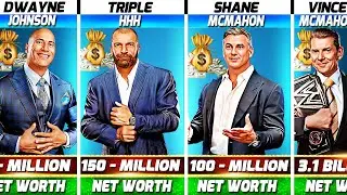 Comparison Of Richest WWE Wrestlers 2023
