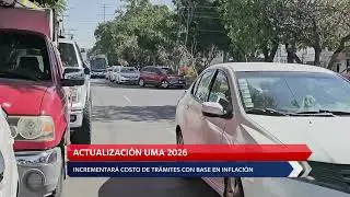 ACTUALIZACIÓN UMA 2026; INCREMENTARÁ COSTO DE TRÁMITES CON BASE EN INFLACIÓN