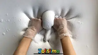 Creamy White Slime ASMR 🤍 | Soft Stretch + Satisfying Swirls