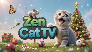 Zen Cat TV | Cat Games Christmas &ndash; Lively Indoor Pets & Festive Outdoor Scenes #41