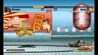 Super Street Fighter II Turbo HD Remix - XBLA - xISOmaniac (Dhalsim) VS. FUSION x214x (Guile)
