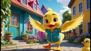 Ducky Flappy Wings Go Flap Flap Flap | Cheerful Duck Song for Kids | Flying Fun Rhyme for Toddlers