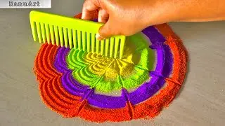 Super Easy Rangoli Design for Beginners | Beautiful & Quick Rangoli Tutorial ✨Ranu Art