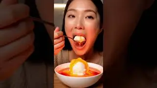 Lava ice cream mukbang 🌋 😌 oddly Satisfying #ai #america #la #nyc #asmr #asmrsounds #asmreating