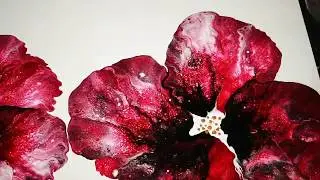 V. 70 Cuadro de flores - Acrílicos fluidos