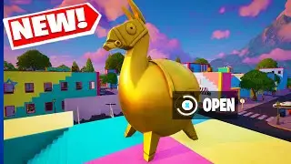 How To Open The Secret Giant Golden Llama in Squid Games Update Fortnite