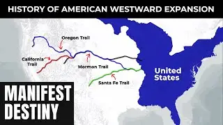 Westward Trails Explained: Mormon Trail, Oregon Trail, California Trail, Santa Fe Trail- DOCUMENTARY