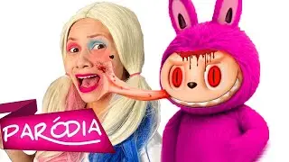 (PARÓDIA) O LABUBU DO MAL APARECEU E PEGOU A ARLEQUINA E O CORINGA - FILME COMPLETO