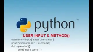 Python Tutorial For Beginners| How to take User Input in Python coding !