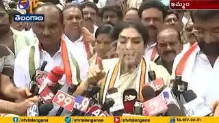 Where is Democracy in State | Ex MP Renuka Chowdary On RTC Strike | at Khammam