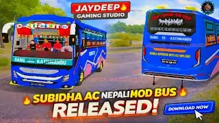   Subidha AC Nepali Mod Bus Released 🚍🔥 | Nepal Style Luxury Bus!! सुविधा AC !!