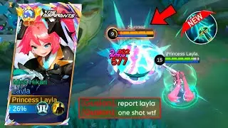 NEW OP LAYLA BUILD THAT CAN ONESHOT EVERYTHING 💀(must try) - MLBB