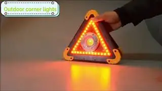 Multifunctional Emergency Lamp Triangle LED