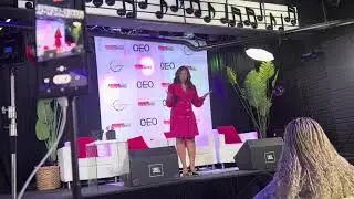 Dr. Stephanie on stage with Dr. Stephanie