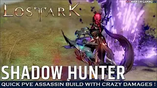 Shadow Hunter Assasin Build Lost Ark, a powerful and very fun to play starter build !
