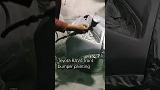 Toyota RAV4 front bumper painting#@REFINISHER#hitech