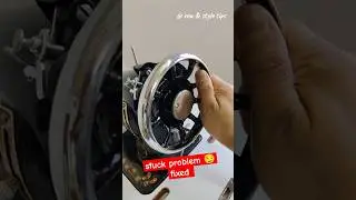 Balance wheel stuck problem solution 🛠️ #sewingmachinerepair #silaimachineproblem #diysewingtips