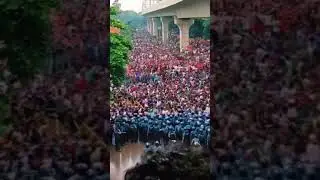 Student protests over Bangladesh job quota leave lots of injured #shorts