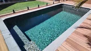Modern Concrete Plunge Pool | Luxury Small Backyard Design ✨