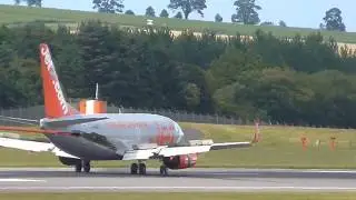 Jet2 Boeing B733 G-GDFT at Edinburgh Airport 2014