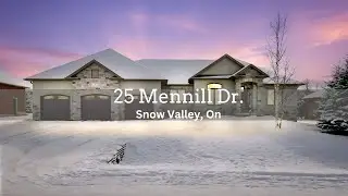 25 Mennill Dr., Snow Valley On., MLS Listing For Sale
