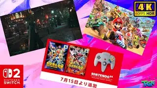 🚨Jogando Nintendo Switch 2 em 4K 😱 - Gamechat e FF VII e MK World