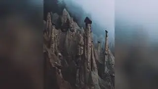 Земляные столбы Ренона. Южный Тироль Италия