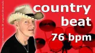 Country Drum Beat 76 BPM - Drum Backing Track in the Style of Forever After All - Luke Combs - #59
