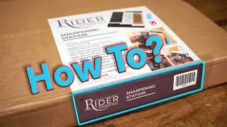 Step by Step guide to hand sharpen a blade using this nifty kit from Axminster tools.