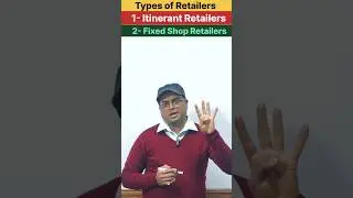 Types of Retailers | Itinerant Retailers and Fixed Shop Retailers #shorts #youtubeshorts 📚📚