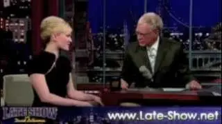 Anna Paquin on Letterman
