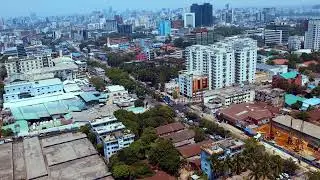 Dhaka City l Free 4k Drone Video l Free stock footage l Royality free video l Copyright free video