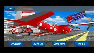 US Police ATV quad us police atv quad bike plane transporter game