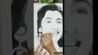 sketch of Begum Mumtaz Jehan Dehlavi popularly known as Madhubala ☘️☘️
