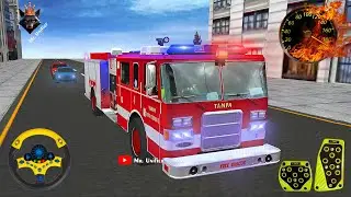 Пожарная машина тушит пожар в городе - Симулятор пожарного 3D Siren climb | Android Gameplay iOS