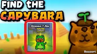 ‼️НАЙДИТЕ КАПИБАРУ‼️ Как найти динозавра Тираннозавра в Roblox: найдите капибару #gamezoneplus #r...
