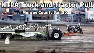 NTPA Truck and Tractor Pull at the Monroe County Fair!