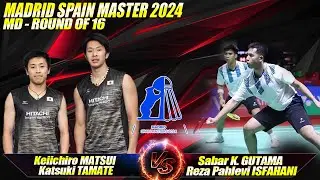Sabar  / Reza  [INA] vs Keiichiro MATSUI / Katsuki TAMATE [JPN] | Spain Masters 2024 | Round Of 16