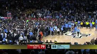 Whoops! 😅 UCF fans rush the court prematurely with 0.2 seconds left vs. Texas Tech | ESPN CBB