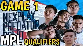 NXP PREDATOR SOLID LABAN SA ONIC PH | MPL QUALIFIERS GAME 1