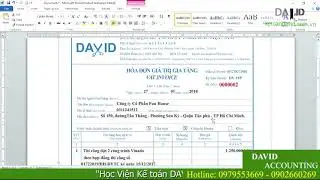 Hướng dẫn viết hóa đơn cho công ty XÂY DỰNG, THI CÔNG LẮP ĐẶT_Học kế toán thuế online #ketoandavid