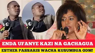 RUTO'S DIEHARD SENDS THIS FEARLESS STATEMENT TO ESTHER PASSARIS & LUO LEADERS.