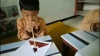 Origami Gunung Meletus